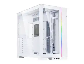 Case Lian Li O11 Dynamic Evo Rgb S/ Fuente (o11dergbw) Blanco, Panel De Vidrio, Led Rgb