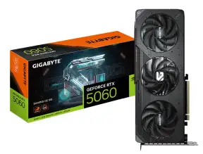 Tarjeta De Video Gigabyte Geforce Rtx 5060 8gb Gaming Oc Gddr7 (gv-n5060gaming-oc-8gd) Nvidia 128 Bits, 3 Ventiladores