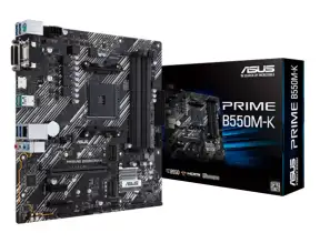 Placa Madre Asus B550m-k Prime (prime-b550m-k ) Socket Am4, 2 Slot De Ram Ddr4 Buss 4866oc Mhz