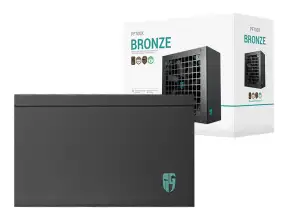 Fuente De Poder Deepcool 700w, Pf700x 80 Plus Bronze (pf700x-hd) Atx, 80 Plus Bronze, No Modular, Negro