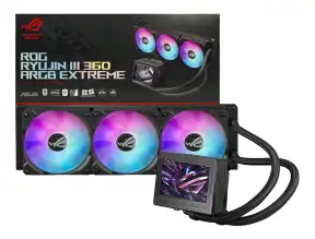 Sistema De Enfriamiento Liquido Asus Rog Ryujin Iii 360 Extreme (rog Ryujin Iii 360 Argb Extreme) Led- Argb, De Color Negro