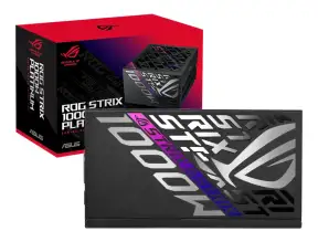 Fuente De Poder Asus 1000w Rog Strix (rog-strix-1000p3-gaming) Atx, 80 Plus Platinum, Modular, Negro