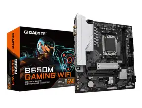 Placa Madre Gigabyte B650m Gaming Wifi (g-b650m-gaming-wifi ) Socket Am5, Ram Ddr5 Buss 7600oc Mt/s