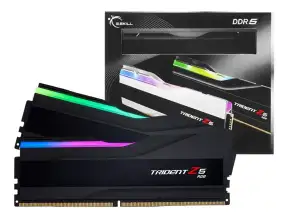 Memoria Ram G.skill Ddr5 96gb (48gbx2) Trident Z5 Rgb (f5-6800j3446f48gx2-tz5rk) 6800 Mt/s, Negro, Rgb