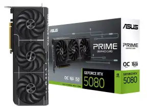 Tarjeta De Video Asus Geforce Rtx 5080 Prime 16gb Oc Gddr7 (90prime-rtx5080-o16g) 3 Ventiladores