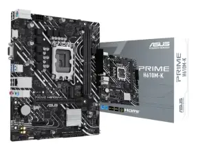 Placa Madre Asus Prime H610m-k (90h610m-k ) Socket Lga 1700, Ram Ddr5 , 13va, 12va Gen