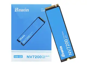 Unidad De Almacenamiento Ssd M.2 Pcie Biwin Nv7200 500gb E, 2280 (bnv72000500gb-rgx) 6300mb/s