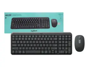 Combo 2 En Uno Logitech Inalambrico Mk250 Bluetooth Sp (920-013513) Teclado, Mouse, 1000 Dpi