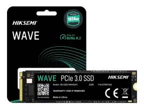 Unidad De Almacenamiento Ssd M.2 Pcie Hiksemi 1024gb Nvme Wave, 2280 (hs-ssd-wave(p)_1024g) 2450mb/s