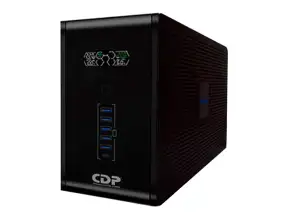 Ups Cdp 1200va | 750w (r-smart 1210i)  10 Salidas / 5 Port Usb Black