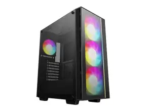 Case Deepcool Matrexx 55 V4 C, S/fuente (r-matrexx55-bcada4-g-4) Tipo C, 4 Ventiladores, Led Argb, Negro