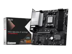 Placa Madre Msi  B840m-p Pro, Wifi6e (90-pro B840m-p Wifi6e) Am5 2 Slot De Ram Ddr5