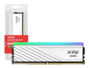Memoria Ram Xpg Ddr5 16gb Lancer Blade (ax5u6000c3616g-slabrwh) 6000mt/s, Blanco, Rgb, Cl36