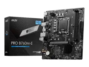 Placa Madre Msi B760m-e Pro Ddr5 (911-pro-b760m-e-ddr5) Socket Lga 1700, Ram Ddr5, 14va, 13va, 12va Gen