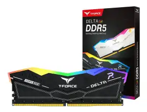 Memoria Ram Teamgroup Ddr5 16gb T-force Delta (ff3d516g5200hc40c01) 5200 Mt/s, Negro, Cl40