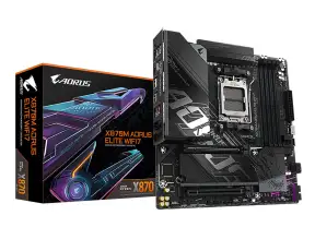 Placa Madre Gigabyte X870m Aorus Elite Wifi7 (x870m Aorus Elite Wf7) Socket Am5, Ram Dddr5 Buss 8200oc Mt/s