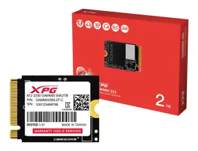 Unidad De Almacenamiento Ssd M.2 Pcie Xpg 2tb Nvme Gammix S55, 2230, (sgammixs55-2t-c) Hasta 3700mb/s