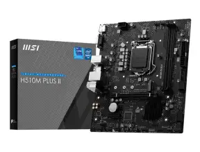 Placa Madre Msi H510m Plus Ii (911-h510m-plus-ii ) Socket Lga 1200, Ram Ddr4 Buss 3200mhz, 11va 10ma Gen