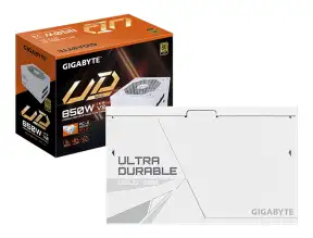 Fuente De Poder Gigabyte 850w (gp-ud850gm Pg5 Ice) Atx | Gold 80 Plus | Modular | Blanco