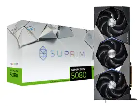 Tarjeta De Video Msi Geforce Rtx 5080 Suprim Soc 16gb Gddr7 (90rtx 5080 16g Suprim Soc) Nvidia 256 Bits, 3 Ventiladores