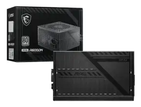 Fuente De Poder Msi 600w, A600dn (mag-a600dn) Atx, 80 Plus Standard, No Modular, Negro