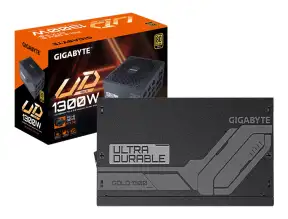 Fuente De Poder Gigabyte 1300w (gp-ud1300gm-pg5) Atx, 80 Plus Gold, Modular, Negro