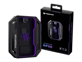 Disco Solido Externo Acer Predator 2tb Gp30 (bl.9bwwr-126) Unidad De Almacenamiento Portalbe, Usb 3.2, Negro