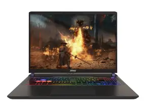 Laptop Msi Ryzen 9-8940hx Vector A16 Hx Gaming (a8whg-004us) 16" (2560x1600) 240hz, Ram 16gb, Ssd 1tb, Rtx 5070ti 12gb, Win11, Rgb, Cosmo Gray