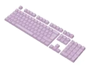 Set De Teclado Vsg Stardust Espectral, 105 Teclas Lilac Doble Inyeccion Oem (vg-kc207-lila)