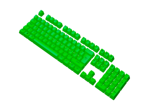 Set De Teclado Vsg Stardust Quarktastic, 105 Teclas Green Doble Inyeccion Oem (vg-kc207-grn)