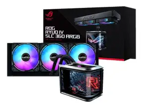 Sistema De Enfriamiento Liquido Asus Rog Ryuo Iv 360 (rog Ryuo Iv Slc 360 Argb) Led- Argb
