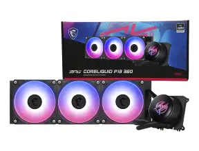 Sistema De Enfriamiento Liquido Msi Mpg Coreliquid P13 360 Aio (90mag Coreliquid P13 360) Cooler Rgb, Color Negro