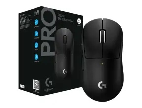 Mouse Inalambrico Logitech G Pro X Superlight 2c Gaming (910-007530) Hasta 44.000 Dpi, Receptor Usb, 5 Botones, Negro