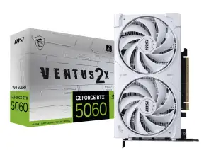Tarjeta De Video Msi Geforce Rtx 5060 8gb Ventus 2x Oc White (rtx 5060 8g Ventus 2x Oc White) Pcie 5.0