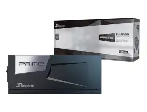 Fuente De Poder Seasonic 1300w Prime (ssr-1300tr2) Tx Atx 3.1 80 Plus Titanium Pcie Gen 5 Full Modular, Negro