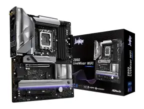 Placa Madre Asrock Z890 Livemixer (z890 Livemixer) Socket Lga 1851, Ram Ddr5 Buss 9066oc Mt/s, Core Ultra, Gen 15