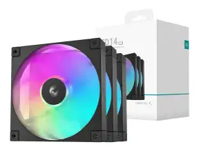 Cooler Para Case Deepcool Fd14 Argb 3 In 1 ( R-fd14-bkapn3-g ) Pack 3 | 120mm