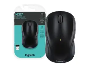 Mouse Logitech M317 Black Wireless (910-003416)