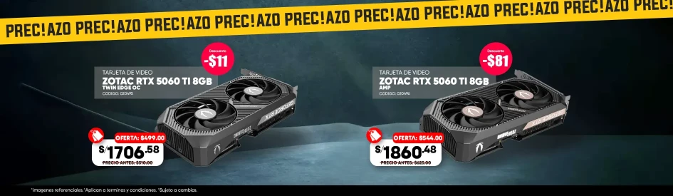 TARJETAS DE VIDEO ZOTAC